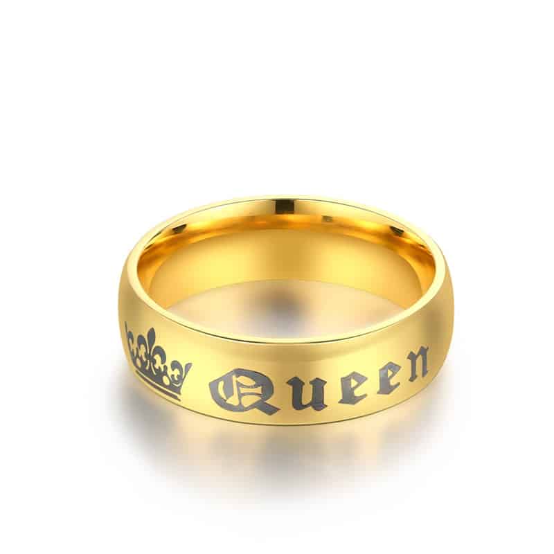 Her King His Queen Couple Gold Diamond Ring For Her02